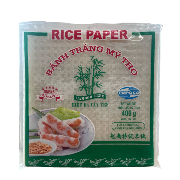 Bamboo Tree Rice Paper Square 22cm 400g